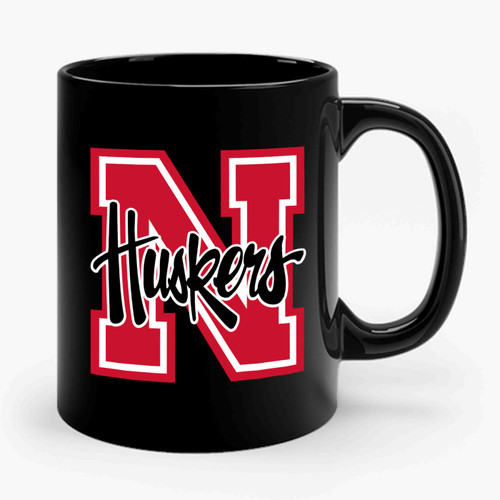 Nebraska Cornhuskers Football Ceramic Mug