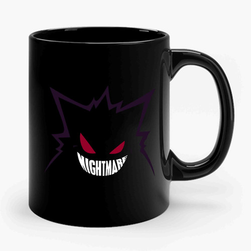 Nightmare Gengar Pokemon Ceramic Mug
