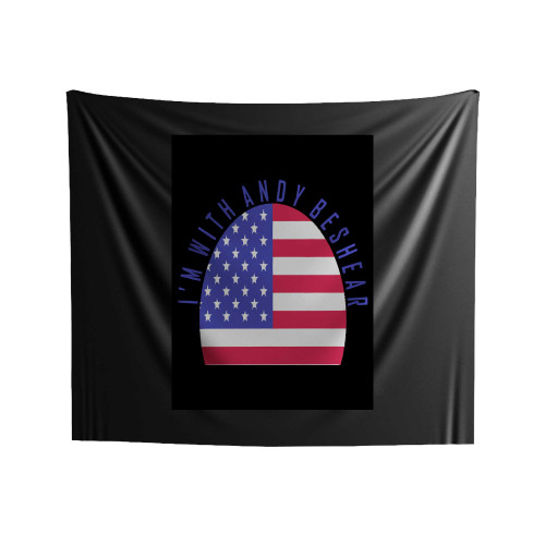 I Am With Andy Beshear 2020 Indoor Wall Tapestries
