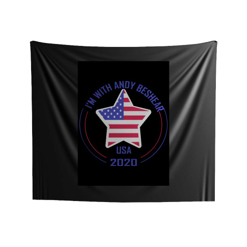 I Am With Andy Beshear Kentucky 2020 Indoor Wall Tapestries