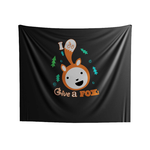 I Do Give A Fox Indoor Wall Tapestries