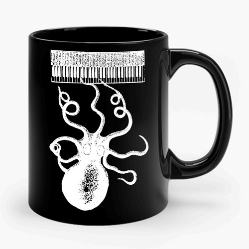 Octave Octopus Music Piano Ceramic Mug