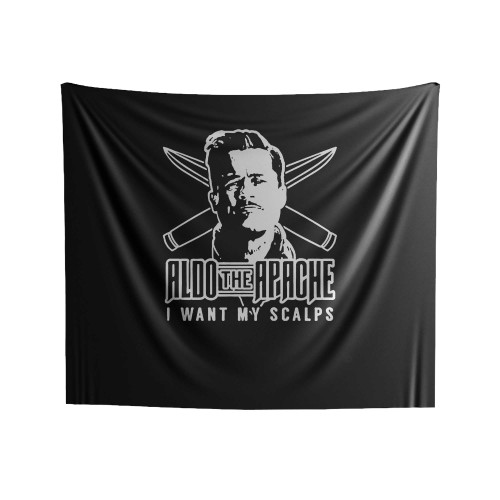 I Want My Scalps Inglorious Basterds Random Indoor Wall Tapestries