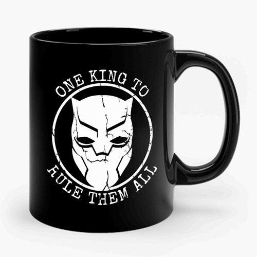 One King To Rule Them All Black Panther Ceramic Mug