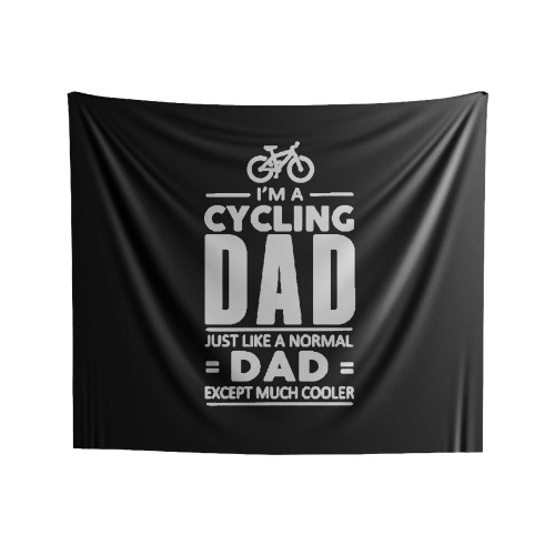 I'm A Cycling Dad Indoor Wall Tapestries