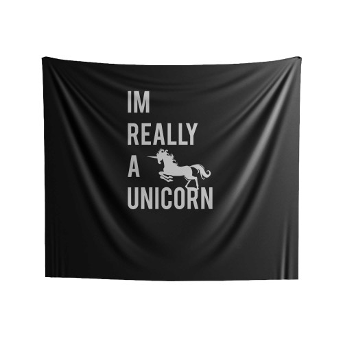 I'm Really A Unicorn Next Level Indoor Wall Tapestries