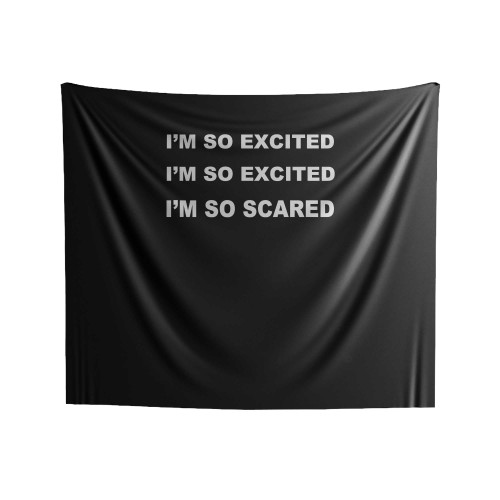 I'm So Excited I'm So Excited I'm So Scared Jessie Spano Indoor Wall Tapestries