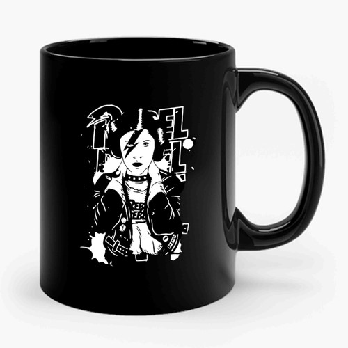 Princess Leia Rebel Rebel Band Star Wars Themed Ceramic Mug