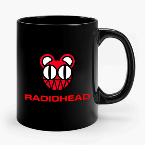 Radiohead Bear Rock Band Logo Ceramic Mug
