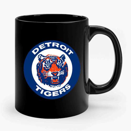 Detroit Tigers Vintage 80's Logo Ceramic Mug