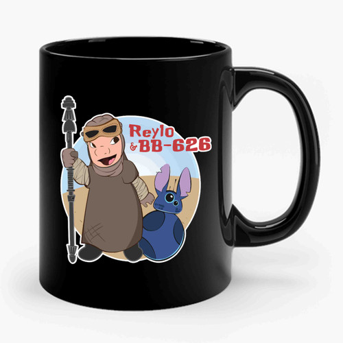 Reylo And Bb 626 Disney Lilo And Stitch Star Wars Ceramic Mug