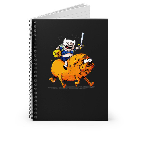 Adventure Time Finn And Jake Funny Spiral Notebook