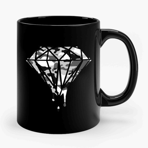 Diamond Dripping Melting Ceramic Mug