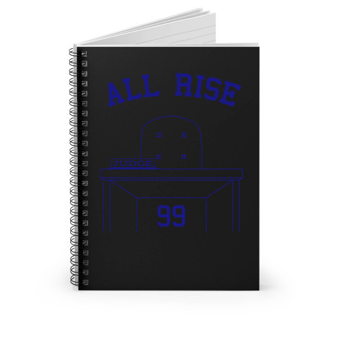 All Rise New York Yankees Aaron Judge #99 Spiral Notebook