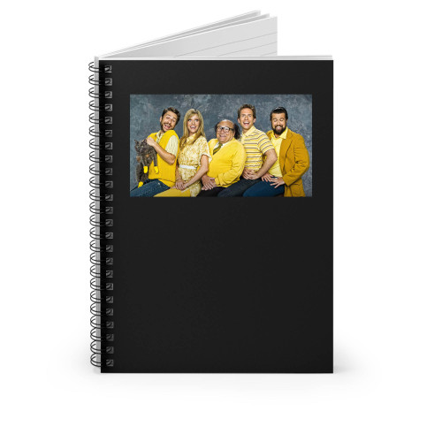 Always Sunny In Philadelphia Crew Group Photo Spiral Notebook