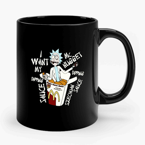 Rick And Morty Mcdonalds Szechuan Sauce Ceramic Mug