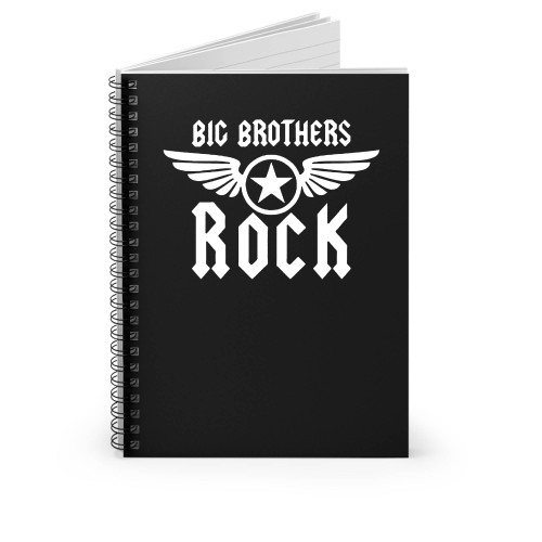Big Brothers Rock Spiral Notebook