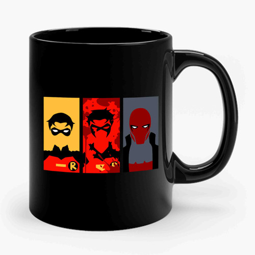 Robin Change Face Deadpool Ceramic Mug
