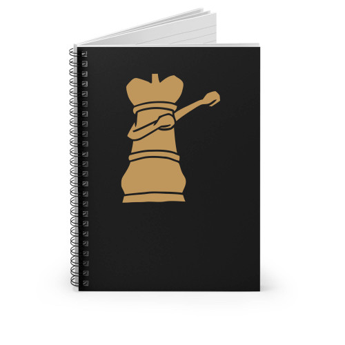 Dabbing Chess Queen Dab Dance Funny Spiral Notebook