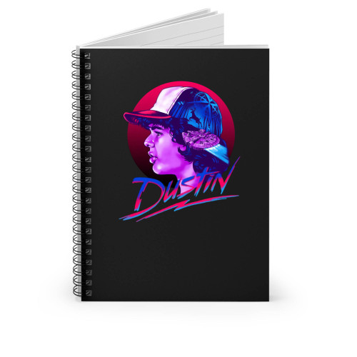 Dustin Stranger Things 80's Style Spiral Notebook
