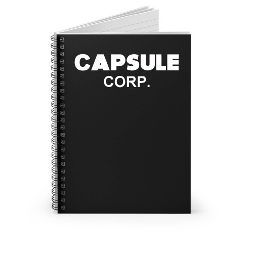 From The Future Capsule Corp Spiral Notebook