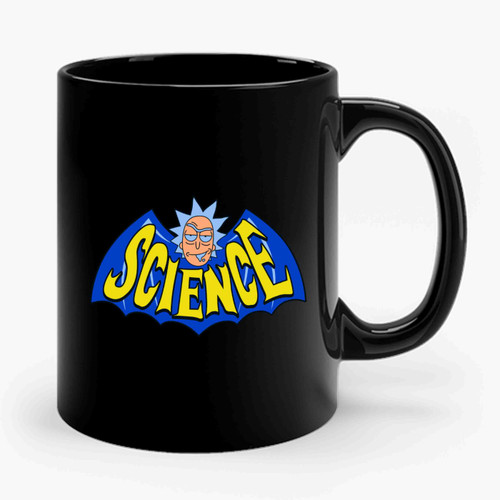 Science Man Rick And Morty Parody Ceramic Mug