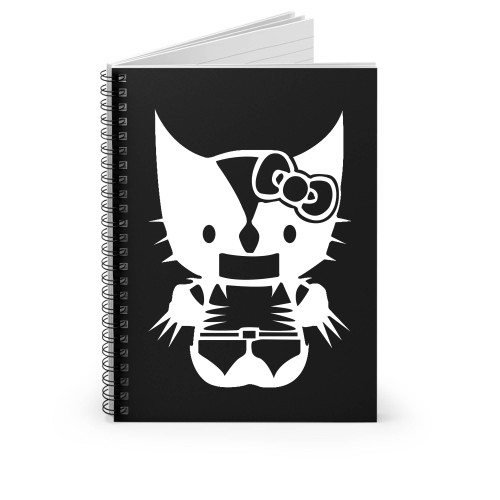 Hello Kitty Superheroes Wolverine Spiral Notebook