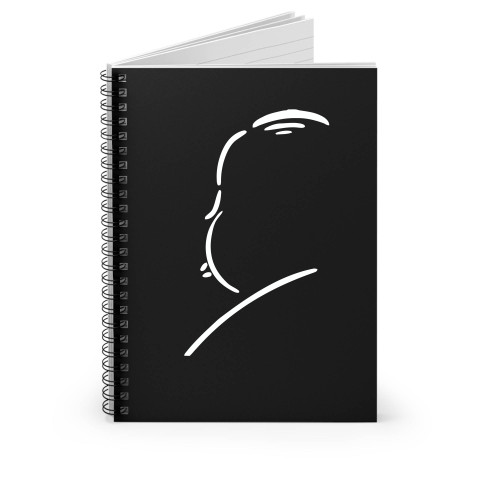 Hitchcock Silhouette Spiral Notebook