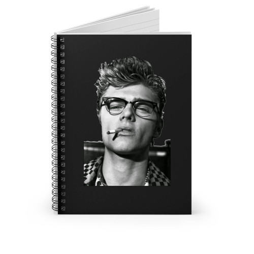 James Dean Glasses & Smoking James Byron Dean Spiral Notebook