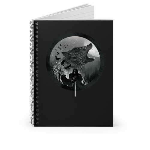 John Snow King Game Of Thrones Spiral Notebook