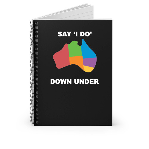 Joshua Sasse Official Say I Do Down Under Spiral Notebook