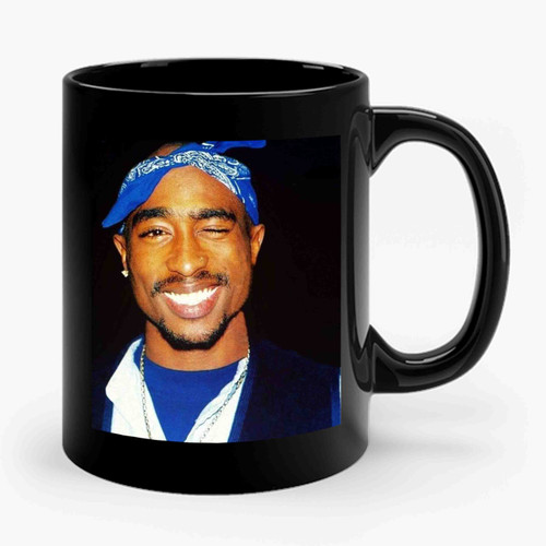 Smiling Tupac Ceramic Mug