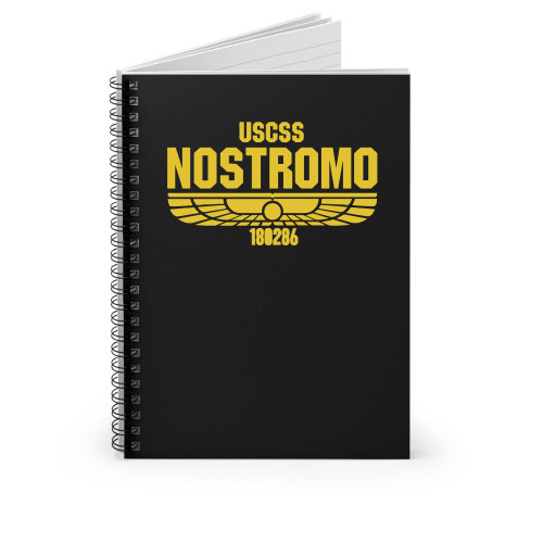 Nostromo Aliens Movie Uscss Spiral Notebook