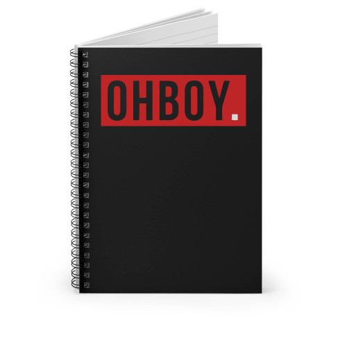 Ohboy Obey Fashion Paris Boy London Moschino Kale Vogue Dope Spiral Notebook