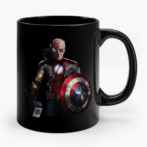 Stan Lee Marvel Superheroes Ceramic Mug