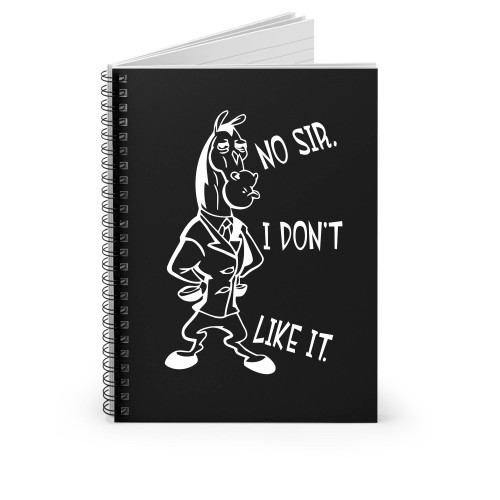 Ren And Stimpy Mr Horse No Sir I Don't Like It Spiral Notebook