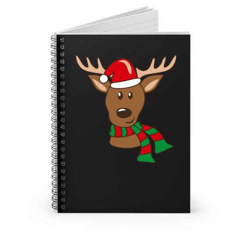 Rudolph Reindeer Christmas 1 Spiral Notebook