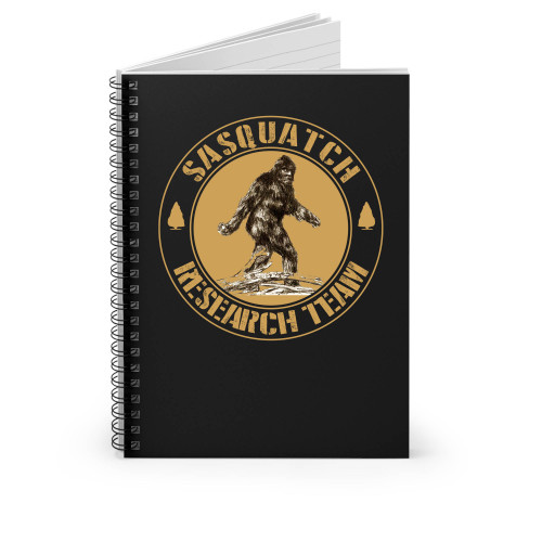 Sasquatch Funny Research Team Finding Bigfoot Spiral Notebook