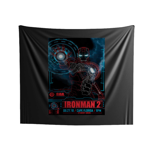 Ironman 2 Art Indoor Wall Tapestries