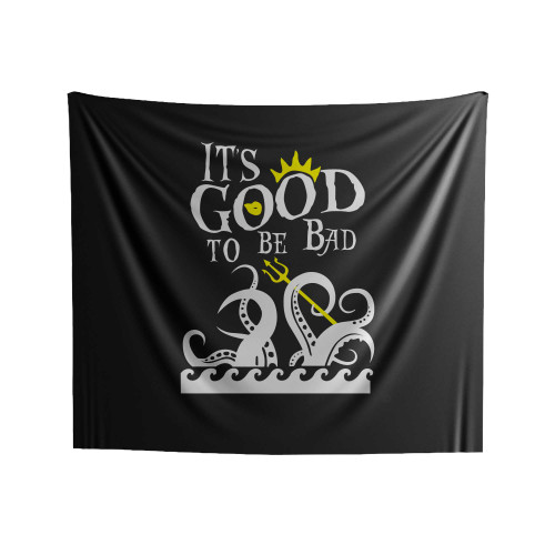 Its Good To Be Bad Ursula Disney Villain Indoor Wall Tapestries