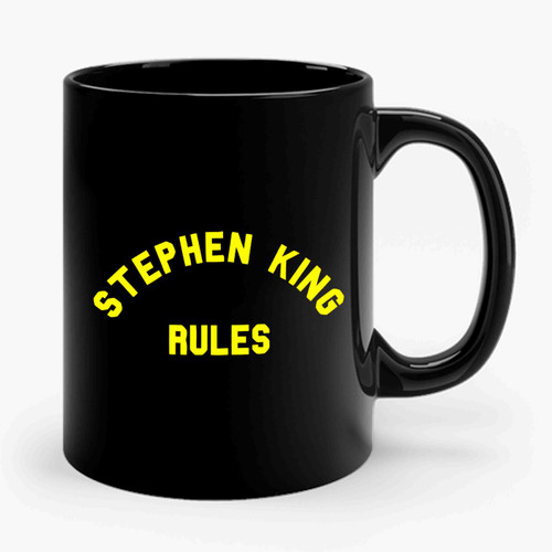 Stephen King Rules The Monster Squad Horror Movie Ceramic Mug