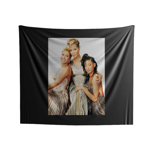Jada Pickett Smith Willow And Mom Indoor Wall Tapestries
