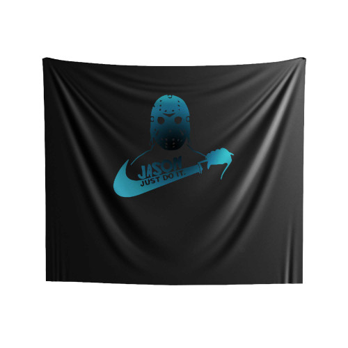 Jason Voorhees Just Do It Nike Indoor Wall Tapestries