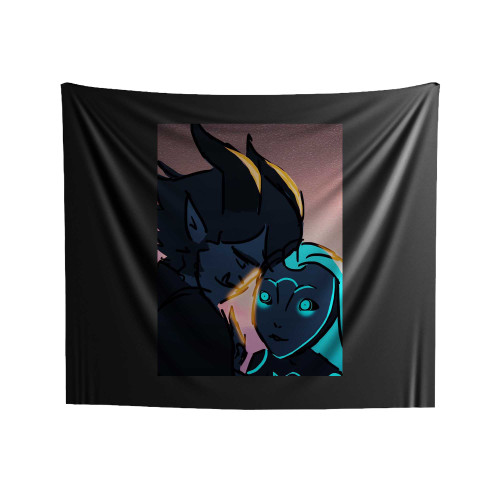 Jim And Aja Kiss Indoor Wall Tapestries