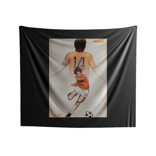Johan Cruyff On Behance Indoor Wall Tapestries