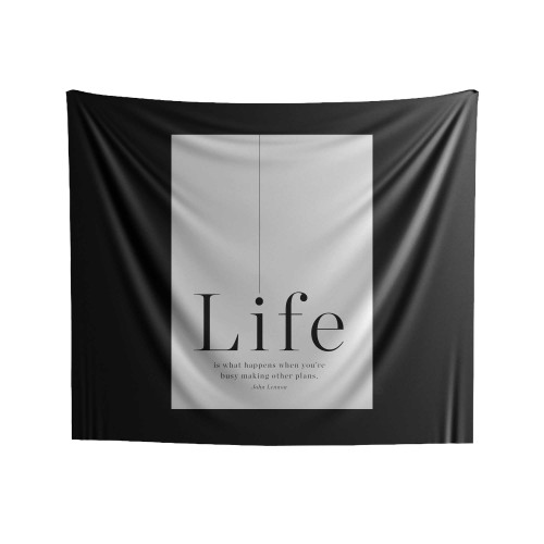 John Lennon Inspirational Quote Indoor Wall Tapestries