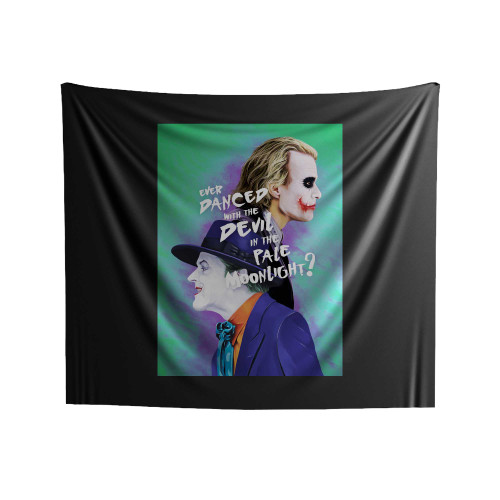 Joker Ever Dance With The Devil In The Pale Moon Light Indoor Wall Tapestries