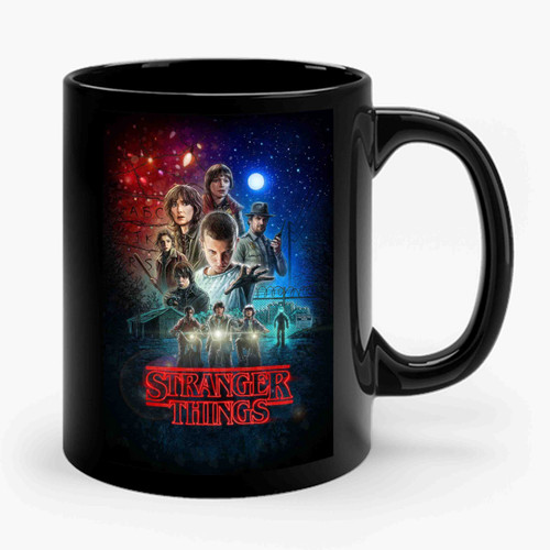 Stranger Things Movie Poster Netflix Ceramic Mug