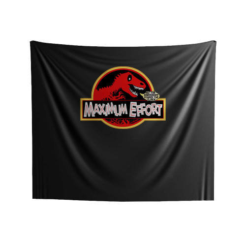 Jurassic Maximum Effort Indoor Wall Tapestries