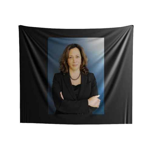 Kamala Harris Black Suit Indoor Wall Tapestries
